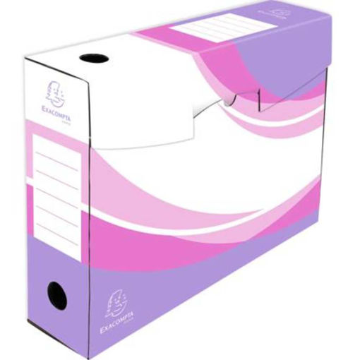 Picture of EXACOMPTA ARCHIVE BOX KRAFT 25X33CM PINK
